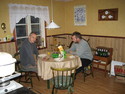 Breakfast on New year�s eve. First day on the project.