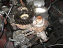Cam shaft transmission crackdown on first attempt on wood gas.