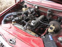 The engine ready for inspection.